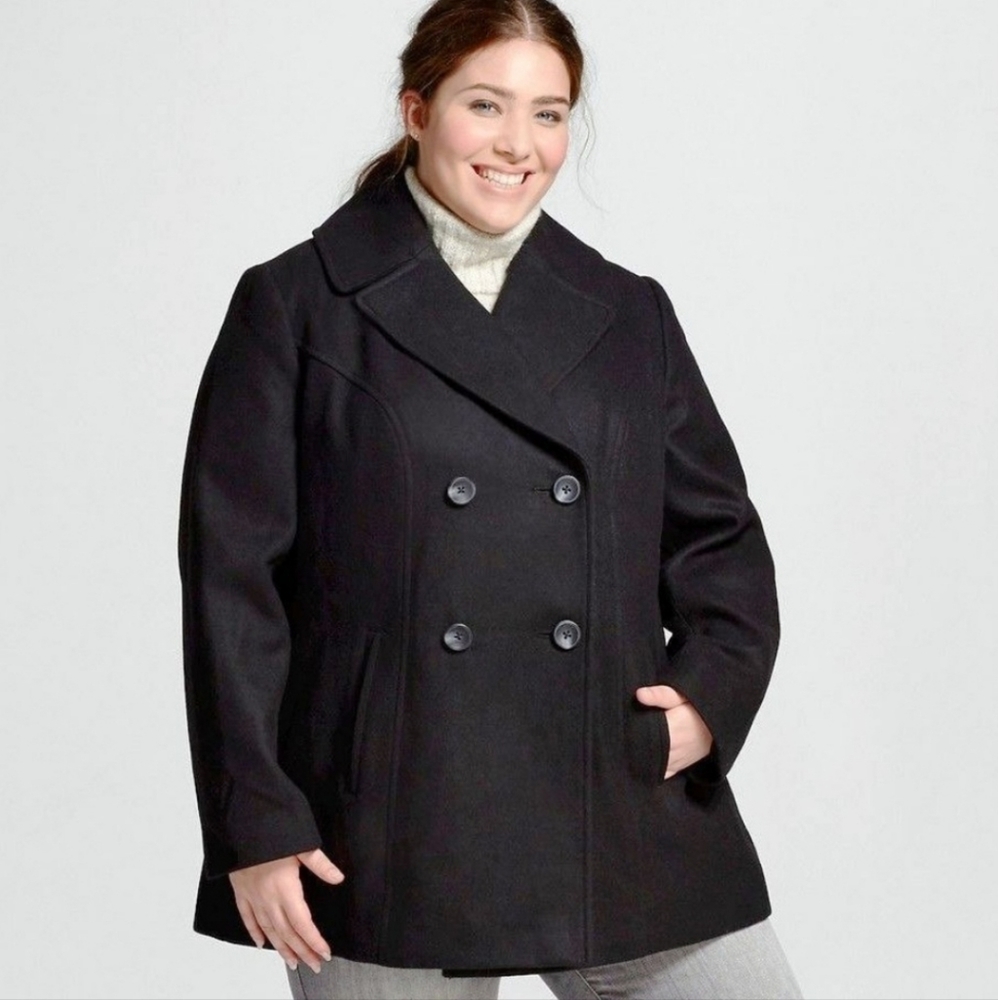 Ava & Viv Double Breasted Pea Coat